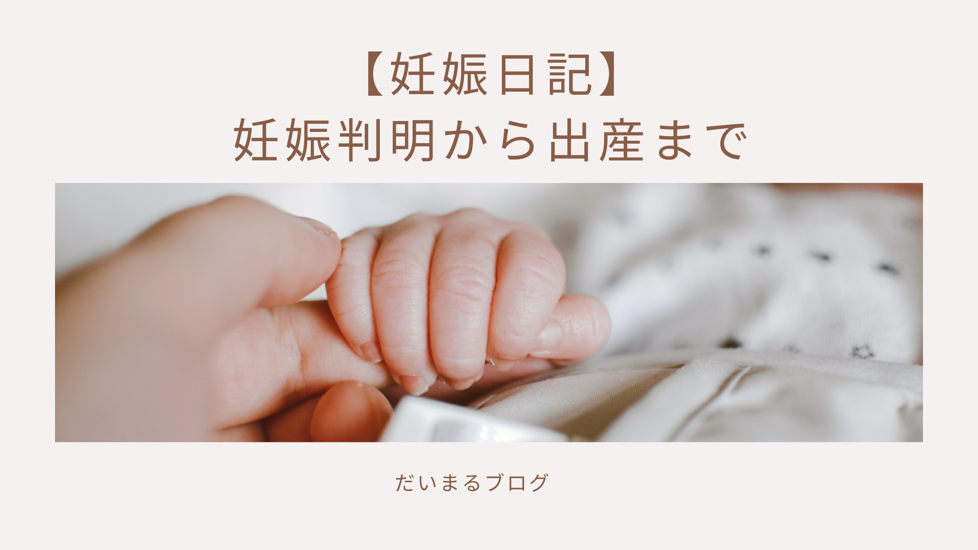 【妊娠記録】妊娠判明から出産直前まで – だいまるブログ